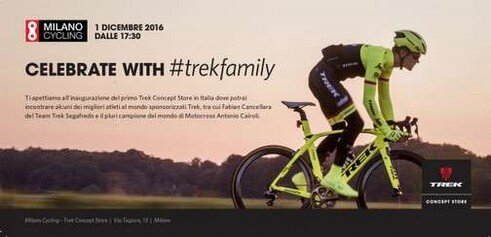 Inaugurazione Trek Concept Store - Milano Cycling